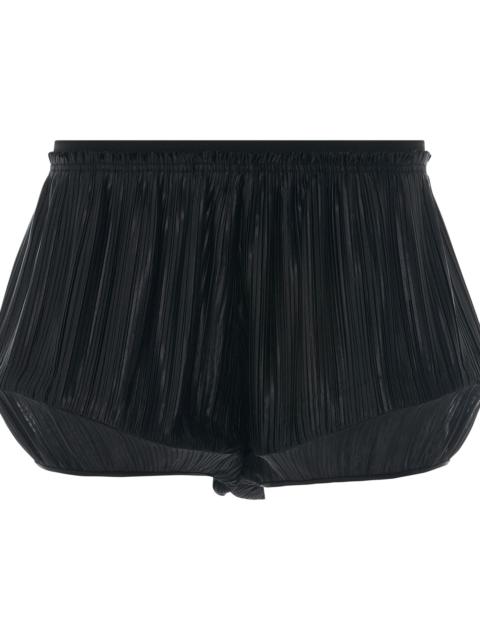 Givenchy Pleated Structured Shorts in Black