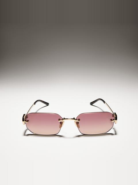 GUCCI GG2228S Rectangular-frame sunglasses
