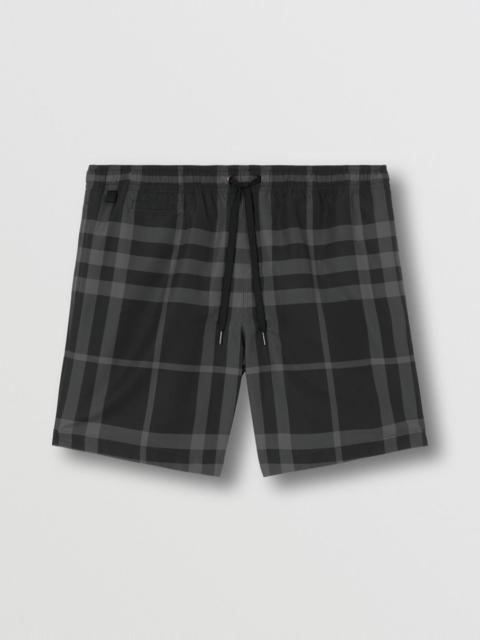 Burberry Check Drawcord Swim Shorts