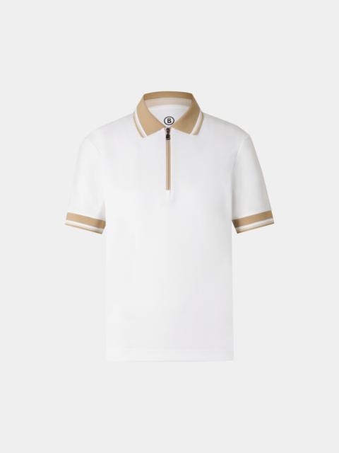 BOGNER Laurina functional short-sleeved top in White/Camel