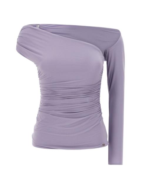 ELISABETTA FRANCHI one-shoulder asymmetrical top