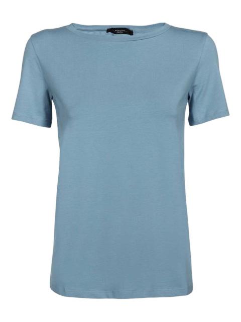 WEEKEND Max Mara ribbed-neckline moth-logo T-shirt
