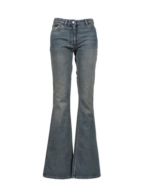 courrèges BOOTCUT DENIM PANTS / VINTAGE MEDIUM BLU
