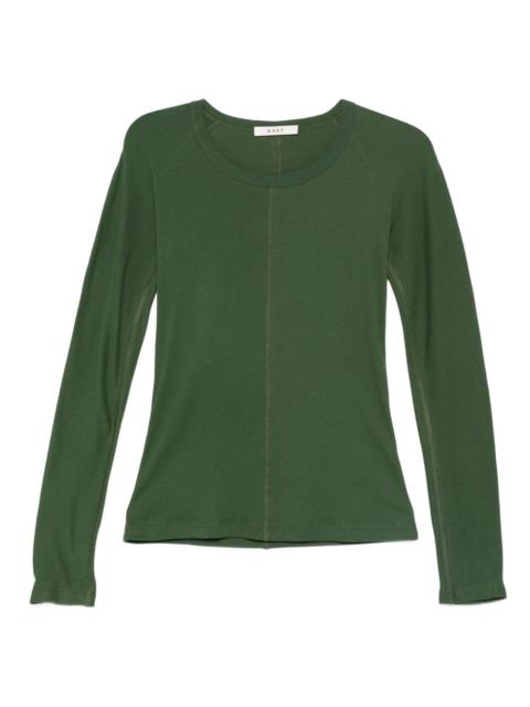 6397 seam-detail T-shirt