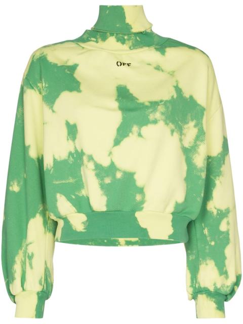 Off-White high-neck cloud print sweatshirt