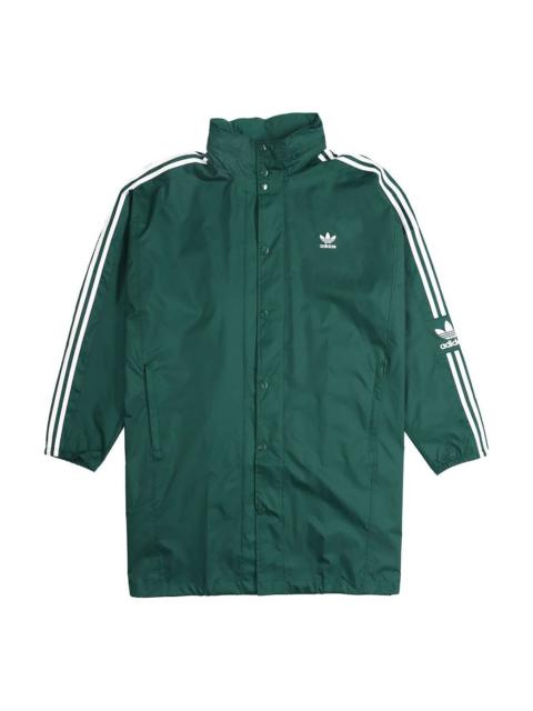 adidas adidas originals Long WB Medium Style Wind Coat Male Green FL0012
