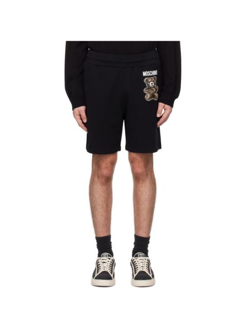 Moschino Black Teddy Bear Shorts