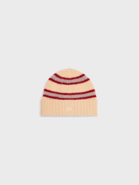 CELINE triomphe beanie in cashmere, wool and silk
