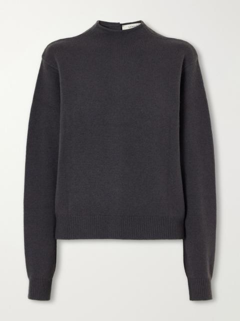 Lemaire Reversible cashmere sweater Gray