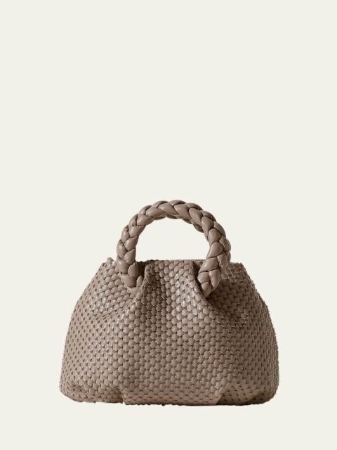 HEREU Bombon Woven Leather Crossbody Bag