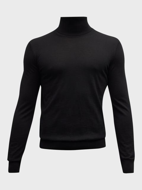 Men's Cashmere-Silk Turtleneck Sweater