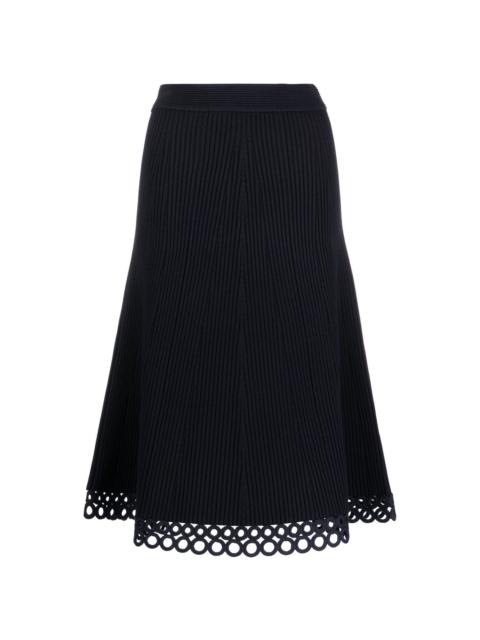 SIMKHAI A-line knitted skirt