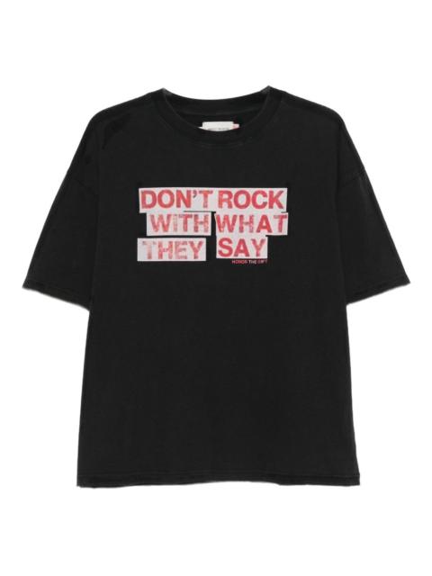 HONOR THE GIFT graphic-print crew-neck t-shirt