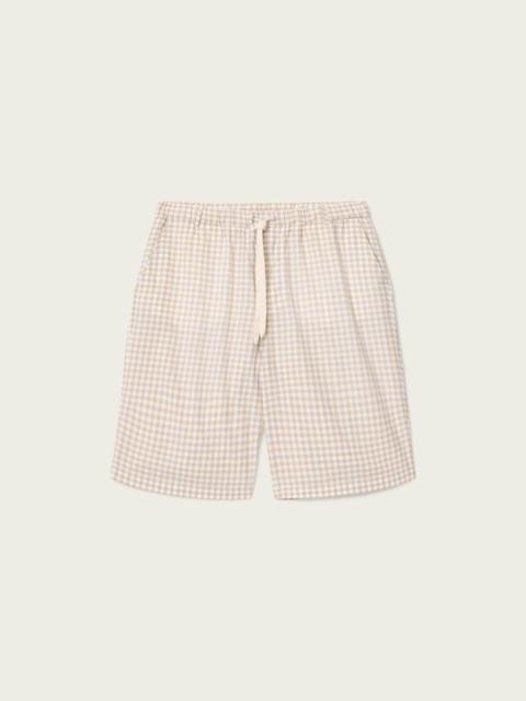 ALLSAINTS ROCKLAND RELAXED FIT CHECK SHORTS
