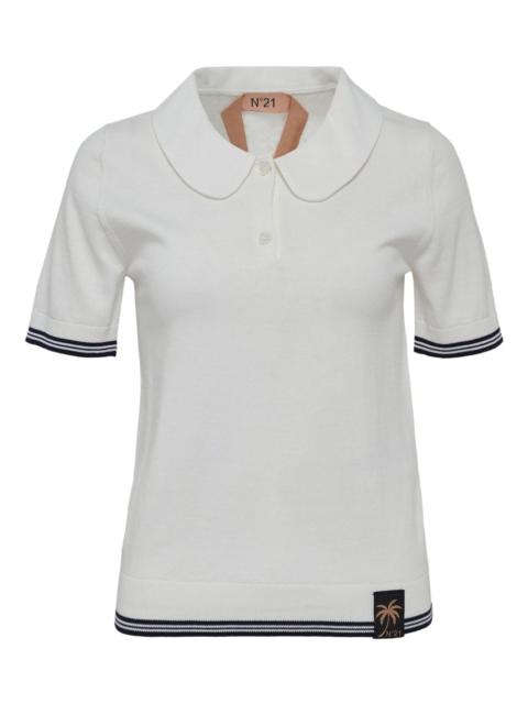 N°21 short-sleeve polo top