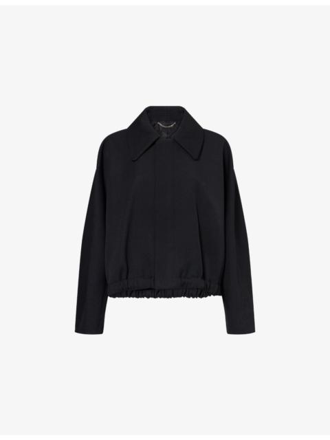 Victoria Beckham Arden Wool Bomber Jacket