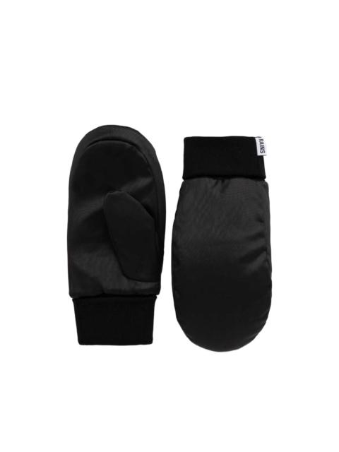 RAINS padded ribbed-cuff mittens