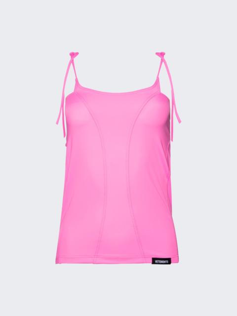 VETEMENTS Deconstructed Bikini Skirt Hot Pink