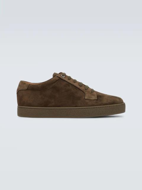 Molton leather sneakers