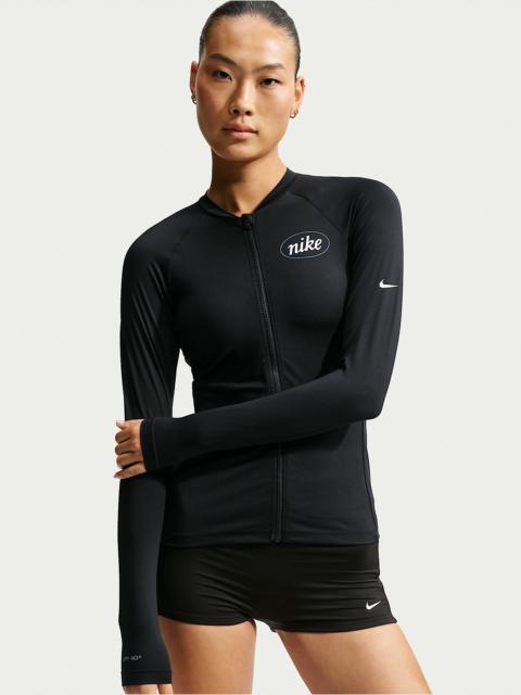 Nike Nike Swim Hydroguard Women's Dri-FIT UV Long Sleeve Zip Top
