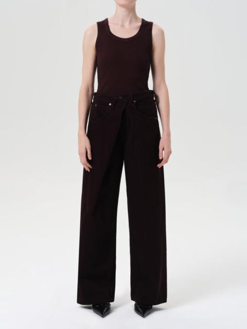 AGOLDE VANA FOLD JEAN (CORDUROY) IN FIREFLY