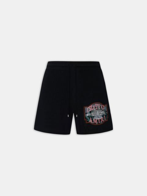 AMIRI CHATEAU AMIRI CROCHET SHORT