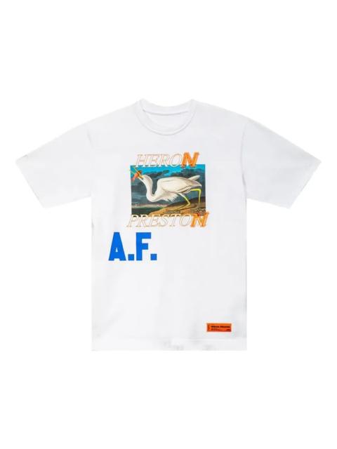 Heron Preston HERON PRESTON SS21 Heron Af T-shirt 'White' HMAA020R21JER0020145