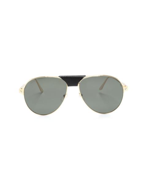 Santos de Cartier pilot sunglasses