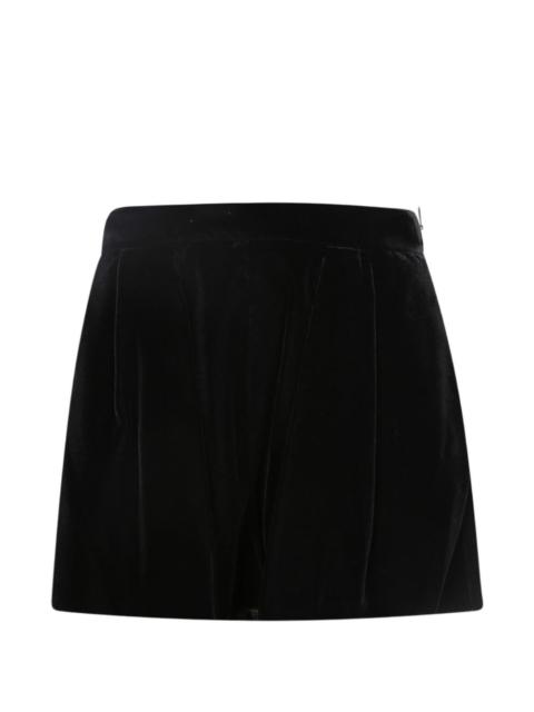 EMPORIO ARMANI velvet skirt