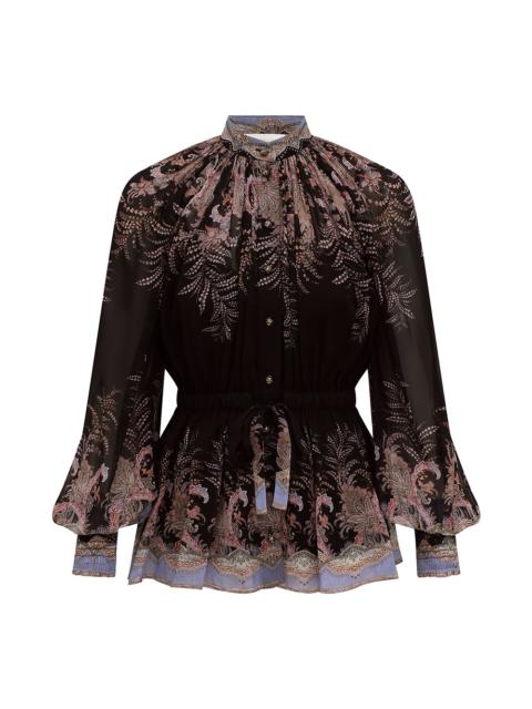 Zimmermann ALCHEMY DRAWN BLOUSE