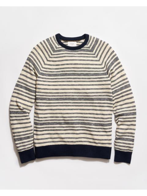 Billy Reid Raglan Stripe Crew