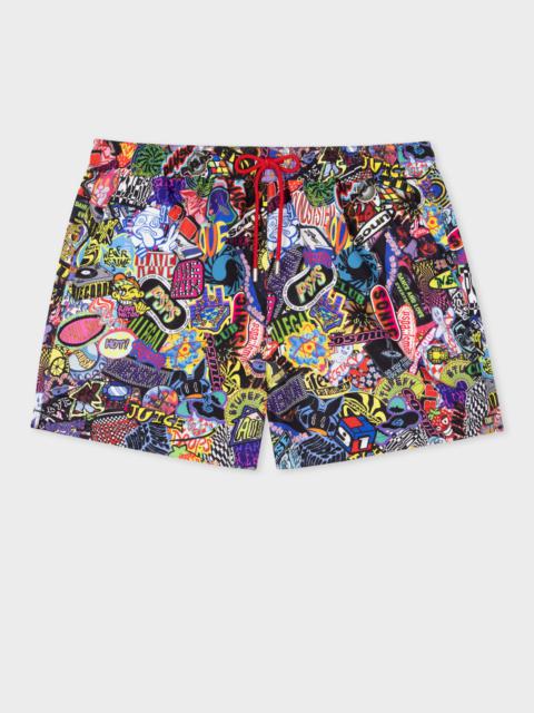 Paul Smith 'Stickers' Swim Shorts