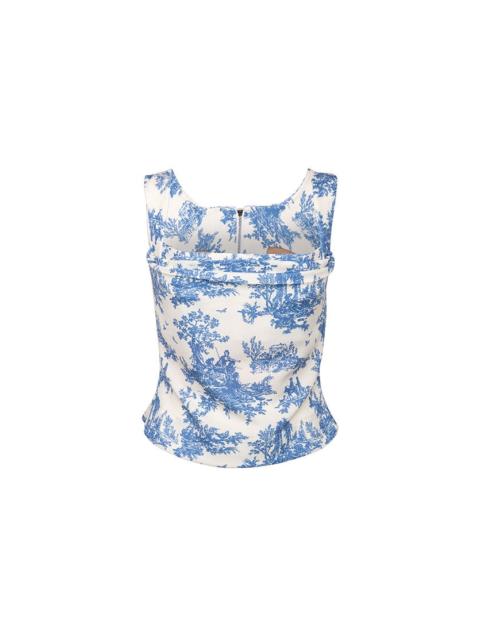 miaou IMOGENE CORSET - BLUE TOILE