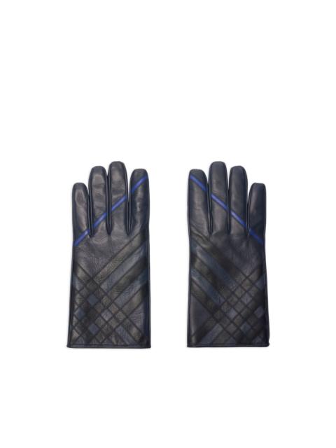 Burberry leather gloves