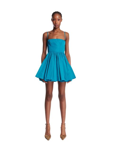 Alaïa Blue Peplum Mini Dress