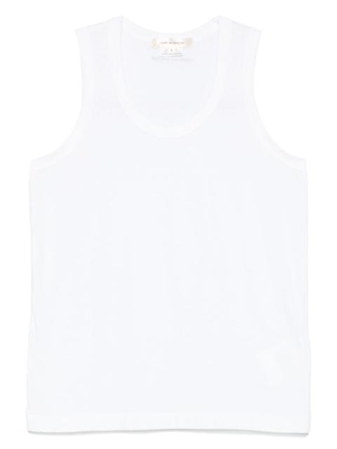 Comme Des Garçons cotton tank top