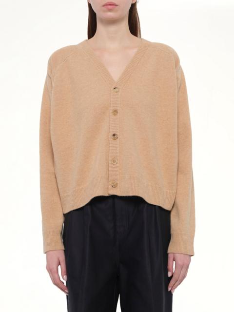 Gauge 7 Wool Cardigan in Camel