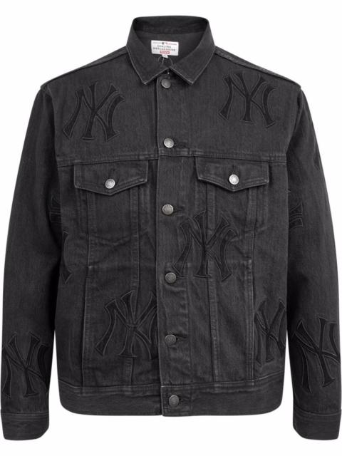 ジャケット・アウター Supreme Yankees Denim Trucker Jacket Supreme Supreme X New York Denim Trucker Jacket Washed Blue