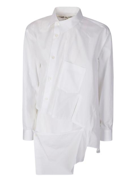 Comme Des Garçons asymmetric pocketed shirt