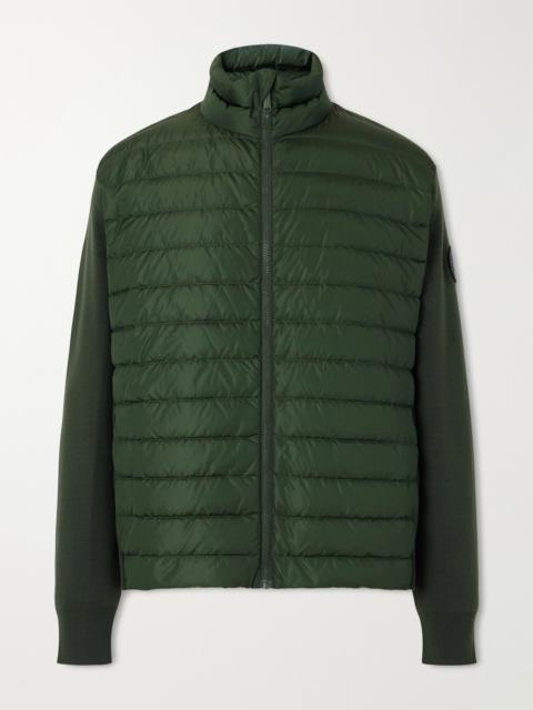 Canada Goose HyBridge® Flavio Wool and Quilted Shell Down Jacket