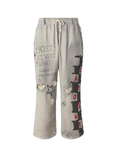 SATOSHI NAKAMOTO Get What I Want Sweatpant "Grey" SAT080