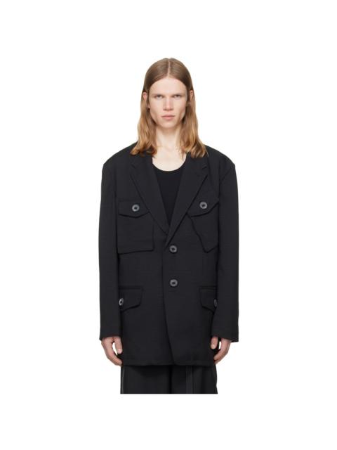 Y-3 Black Sport Uniform Chore Jacket