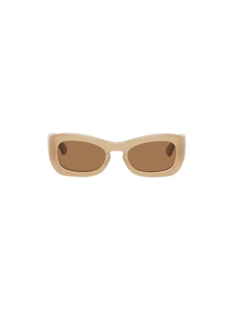 PORT TANGER Beige Michael Bargo Edition Temo Sunglasses