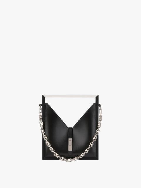 Givenchy MICRO CUT OUT BAG IN BOX LEATHER WITH CHAIN