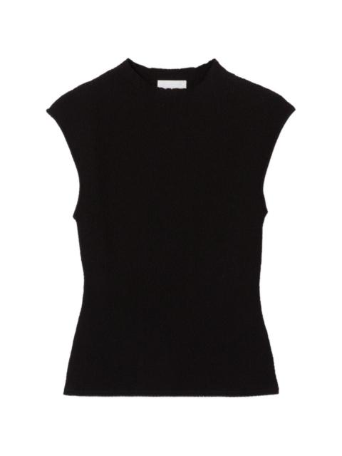 Claudie Pierlot sleeveless mock-neck top