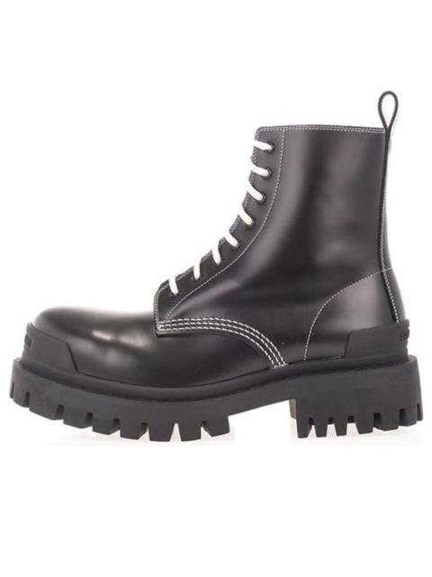 BALENCIAGA (WMNS) Balenciaga Strike Lace Up Boots 'Black' 590974WA9641070