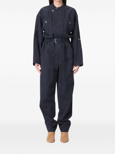 Isabel Marant Étoile Nessime long-sleeve belted jumpsuit