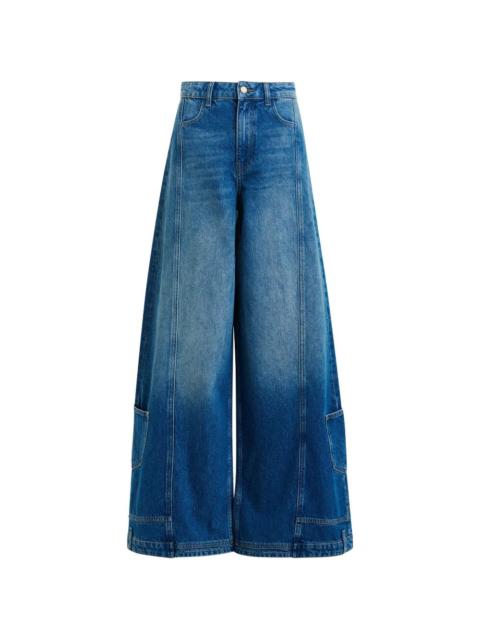 ESSENTIEL ANTWERP flap pocket flared jeans