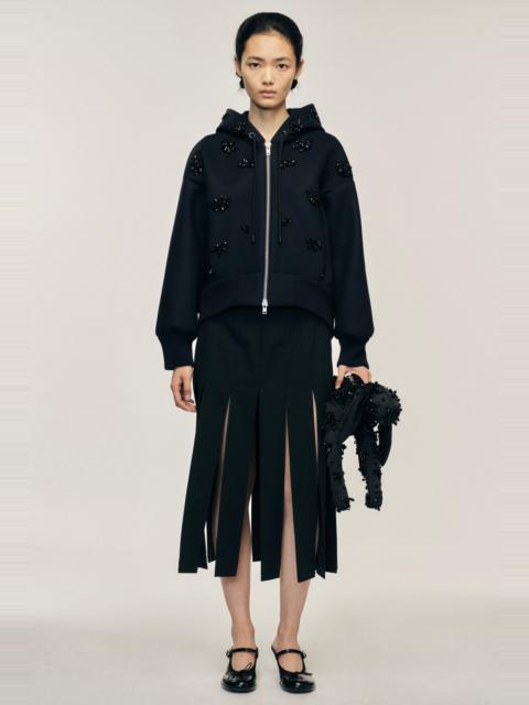 Simone Rocha Turbo Embellished Cropped Zip Jacket