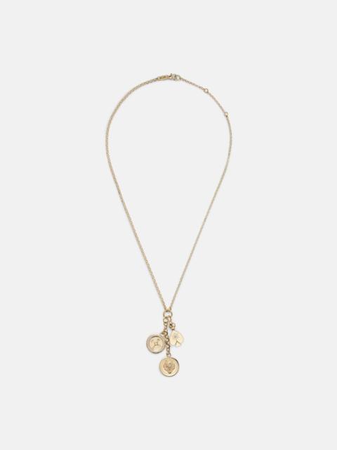 FOUNDRAE 18kt gold pendant necklace with diamonds